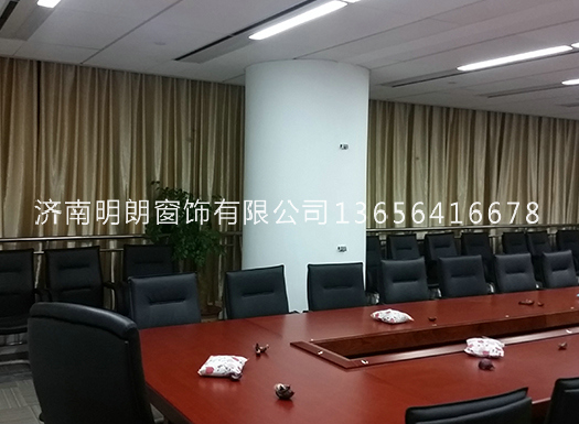 噴畫logo窗簾,濟南會議室窗簾價格,濟南會議室窗簾批發